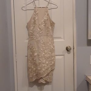 Dresses - Gold floral going out dress Dresses - Gold floral going out dress